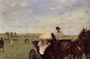 A Carriage at the Races Edgar Degas